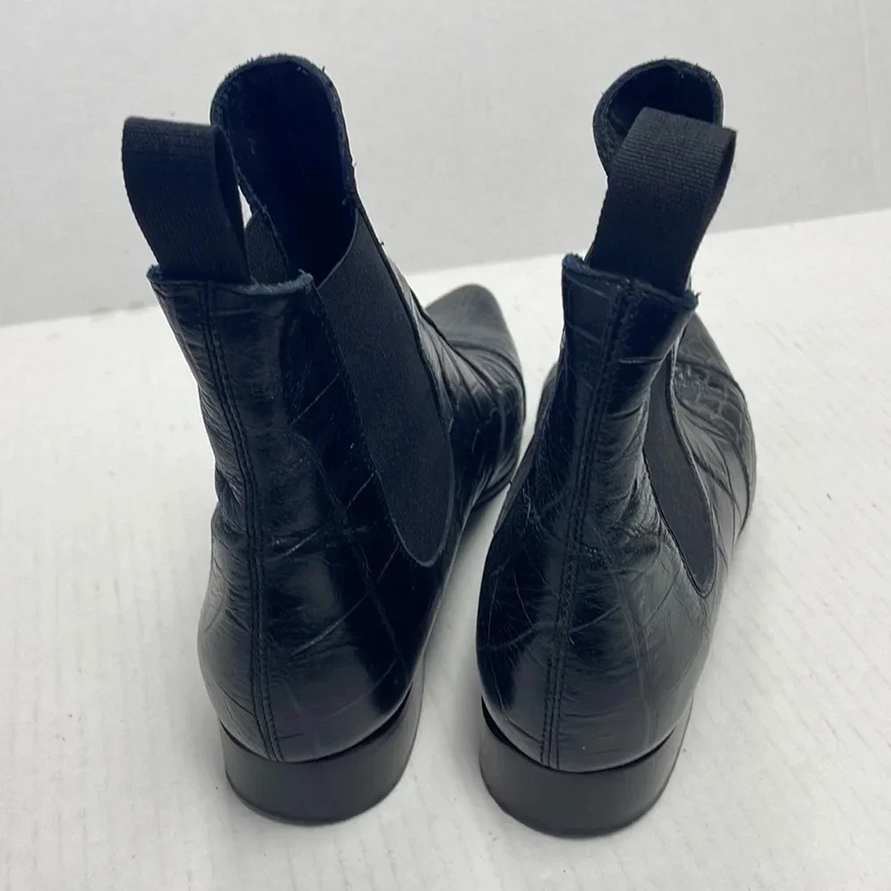 Dondup embossed leather boots